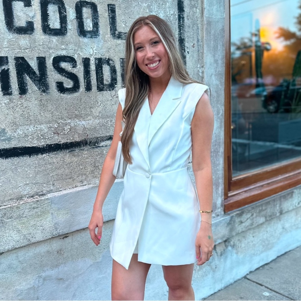 Boutique white romper